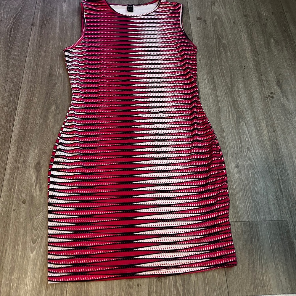 Shein pink and white mini